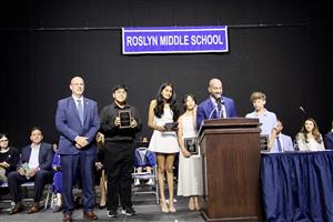 Student Awards given at Roslyn Middle School